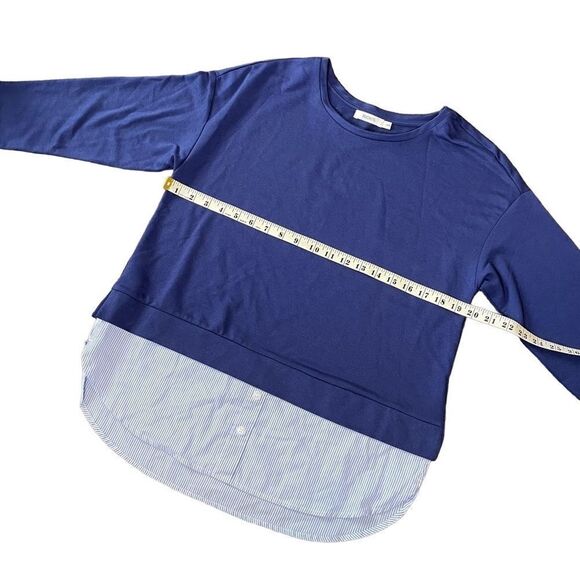 RICKI’S BLUE Tunic Long Sleeve Top Size Medium - Picture 6 of 6